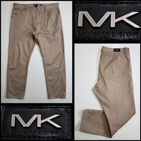 michael kors tailored fit mens pants